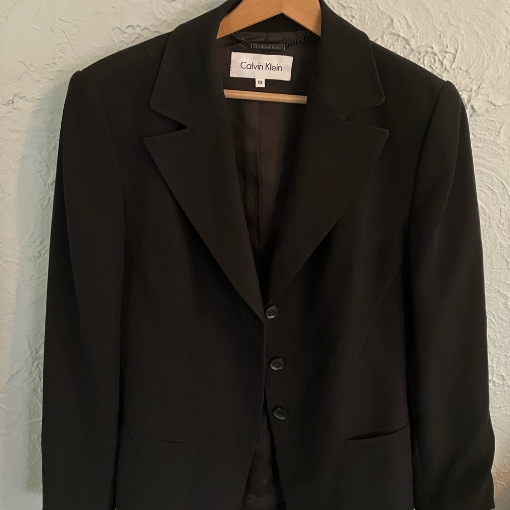 Calvin Klein women’s black blazer